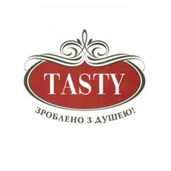 Заявка на торговельну марку № m202515216: зроблено з душею!; tasty
