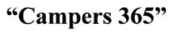 Заявка на торговельну марку № m202601972: campers 365