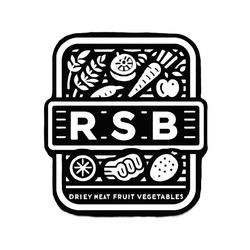 Заявка на торговельну марку № m202513399: driey meat fruit vegetables; rsb