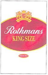 Свідоцтво торговельну марку № 96064 (заявка m200711865): rothmans; king size; by special appointment; special mild