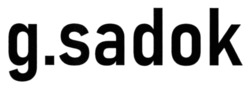 Заявка на торговельну марку № m202605056: g.sadok