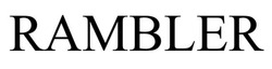 Заявка на торговельну марку № m202603944: rambler