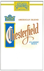 Заявка на торговельну марку № m200710923: chesterfield; cigarettes; american blend; classic blue; 20