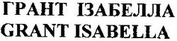 Свідоцтво торговельну марку № 57965 (заявка 20031213510): грант ізабелла; grant isabella