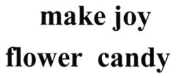 Заявка на торговельну марку № m202512623: make joy flower candy
