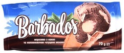 Свідоцтво торговельну марку № 273905 (заявка m201802200): barbados; морозиво з какао та наповнювачем згущене молоко