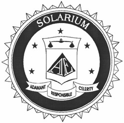 Свідоцтво торговельну марку № 71392 (заявка m200506638): solarium; ae; ае; adamant; responsible; celerity