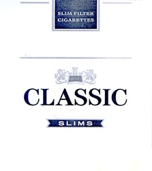 Свідоцтво торговельну марку № 167564 (заявка m201200241): slim filter cigarettes; classic; slims