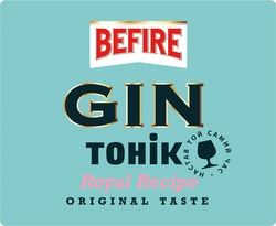 Заявка на торговельну марку № m202509887: настав той самий час; original taste; royal recipe; тонік; befire