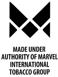 Свідоцтво торговельну марку № 319673 (заявка m202005463): м; made under authority of marvel international tobacco group