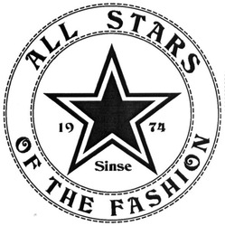 Заявка на торговельну марку № m201705017: all stars of the fashion; sinse; 1974