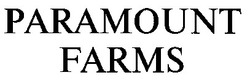 Свідоцтво торговельну марку № 19050 (заявка 97092899): paramount farms