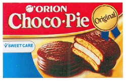 Свідоцтво торговельну марку № 147813 (заявка m201012242): ріе; orion choco-pie original sweet care