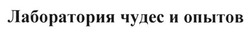 Свідоцтво торговельну марку № 179578 (заявка m201222123): лаборатория чудес и опытов