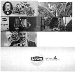 Заявка на торговельну марку № m201606333: thomas lipton; 125 років чайної експертизи