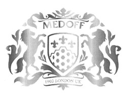 Заявка на торговельну марку № m201316091: medoff; 1902 london uk