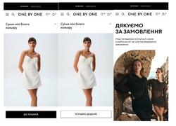 Заявка на торговельну марку № m202522756: успішно додано; до кошика; звяжуться; наші менеджери зв'яжуться з вами в найближчий час для підтвердження замовлення; дякуємо за замовлення; сукня міні білого кольору; one by one