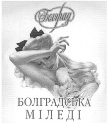 Заявка на торговельну марку № m200901871: болградська міледі