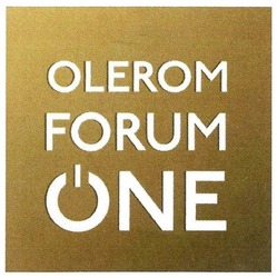 Свідоцтво торговельну марку № 291146 (заявка m201818966): olerom forum one