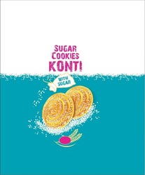 Свідоцтво торговельну марку № 334376 (заявка m202116205): sugar cookies konti; with sugar