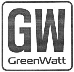 Свідоцтво торговельну марку № 194484 (заявка m201401950): gw; greenwatt