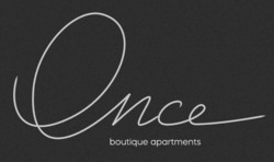 Заявка на торговельну марку № m202303545: boutique apartments; once