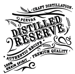 Заявка на торговельну марку № m202119129: craft distillation; pervak; distilled reserve; *authentic recipe*; 100% grain spirit; premium quality