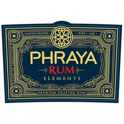 Свідоцтво торговельну марку № 317418 (заявка m201933378): phraya rum elements; earth water fire air; premium crafted rum; handpicked by master blender; aged to perfection
