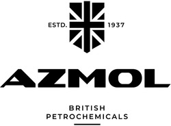 Заявка на торговельну марку № m202107448: azmol; british petrochemicals; estd 1937