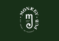 Заявка на торговельну марку № m202507006: м; т; monkey pub eat drink be yourself m sinсe 2023