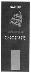 Свідоцтво торговельну марку № 112508 (заявка m200804411): лікер шоколадний; salute; chocolate