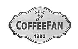 Заявка на торговельну марку № m201707655: coffeefan; since; 1980