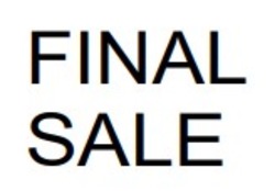 Заявка на торговельну марку № m202602203: final sale