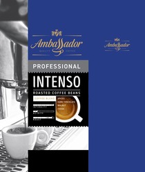Заявка на торговельну марку № m202213728: quality coffee; ambassador; spices, dark chocolate, walnut, cocoa; intensity, acidity, roast; roasted coffee beans; intenso; professional