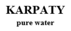 Заявка на торговельну марку № m202316790: karpaty pure water