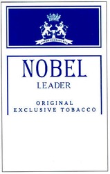 Свідоцтво торговельну марку № 88755 (заявка m200615555): nobel; leader; original; exclusive tobacco; время изменит все