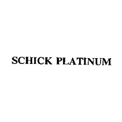 Свідоцтво торговельну марку № 1098 (заявка 110236/SU): schick platinum