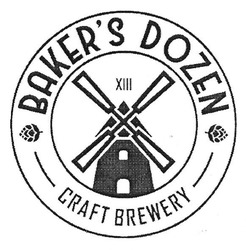 Свідоцтво торговельну марку № 265473 (заявка m201723359): baker's dozen; bakers dozen; craft brewery; xiii