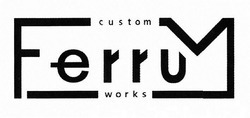 Свідоцтво торговельну марку № 299532 (заявка m201918149): сustom ferrum works; custom