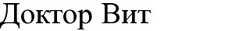 Заявка на торговельну марку № m201213327: доктор вит