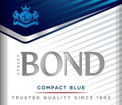 Заявка на торговельну марку № m201816799: street bond; compact blue; trusted quality since 1902