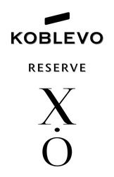 Заявка на торговельну марку № m201809558: koblevo; reserve; x.o; xo