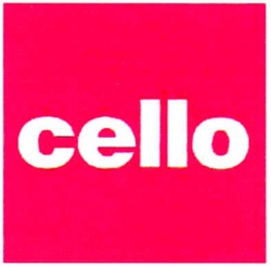 Заявка на торговельну марку № m200716809: cello