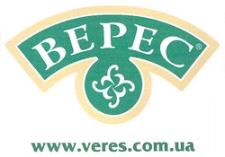 Заявка на торговельну марку № m201015500: верес; bepec; www.veres.com.ua