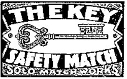 Свідоцтво торговельну марку № 5562 (заявка 40676/SU): the key safety match