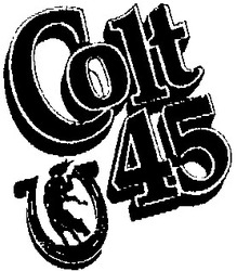 Свідоцтво торговельну марку № 18975 (заявка 97082433): colt 45