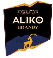 Заявка на торговельну марку № m202502715: с; c&w; aliko brandy; made from georgian wine distillates