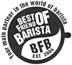 Свідоцтво торговельну марку № 213016 (заявка m201505855): your main partner in the world of barista; best friend of barista; bfb; est 2004
