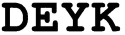 Свідоцтво торговельну марку № 19080 (заявка 97103147): deyk