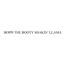 Свідоцтво торговельну марку № 308011 (заявка m201930931): boppi the booty shakin' llama